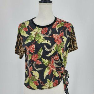 Denim & Supply Ralph Lauren Side Tie Shirt Floral